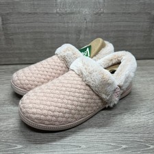 Skechers Cozy Campfire Frosty Promise Womens 8 Blush Memory Foam Slippers 169041