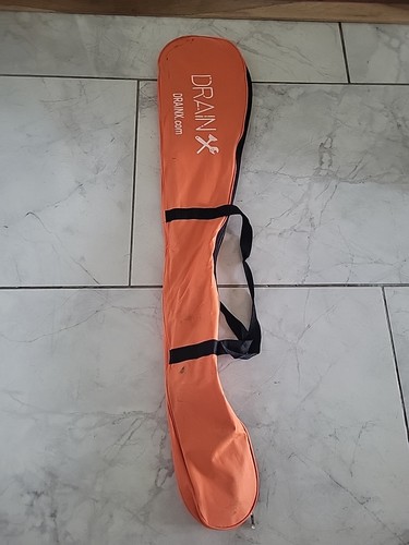 DRAINX Vis de toilette Serpent de plomberie, 3 pieds, avec tête tombante pivotante, gants, sac - Photo 9/14