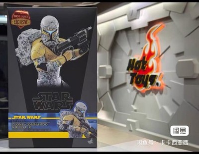 Hot Toys  1/6  TMS155 Star Wars The Clone Wars Clone Commando Gregor  Figure
