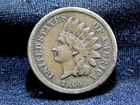 1860  INDIAN HEAD CENT VF