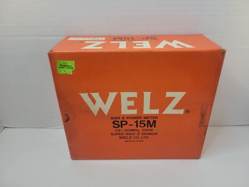 Compteur de puissance Welz SP-15M SWR 1,8-150 MHZ NON TESTÉ à l'unité !