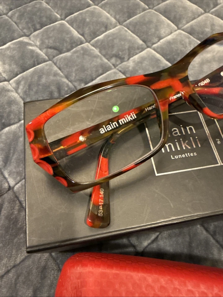 Marco de gafas rojo múltiple ALAIN MIKLI A03031 color G04B Foto 3 de 4