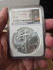 2016 American Silver Eagle Struck In Philadelphia MS69 NGC
