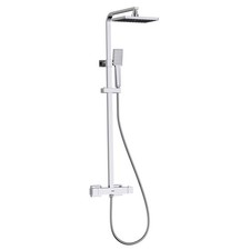 Bristan Napoli Thermostatic Bar Valve Adjustable Rigid Riser Diverter Shower