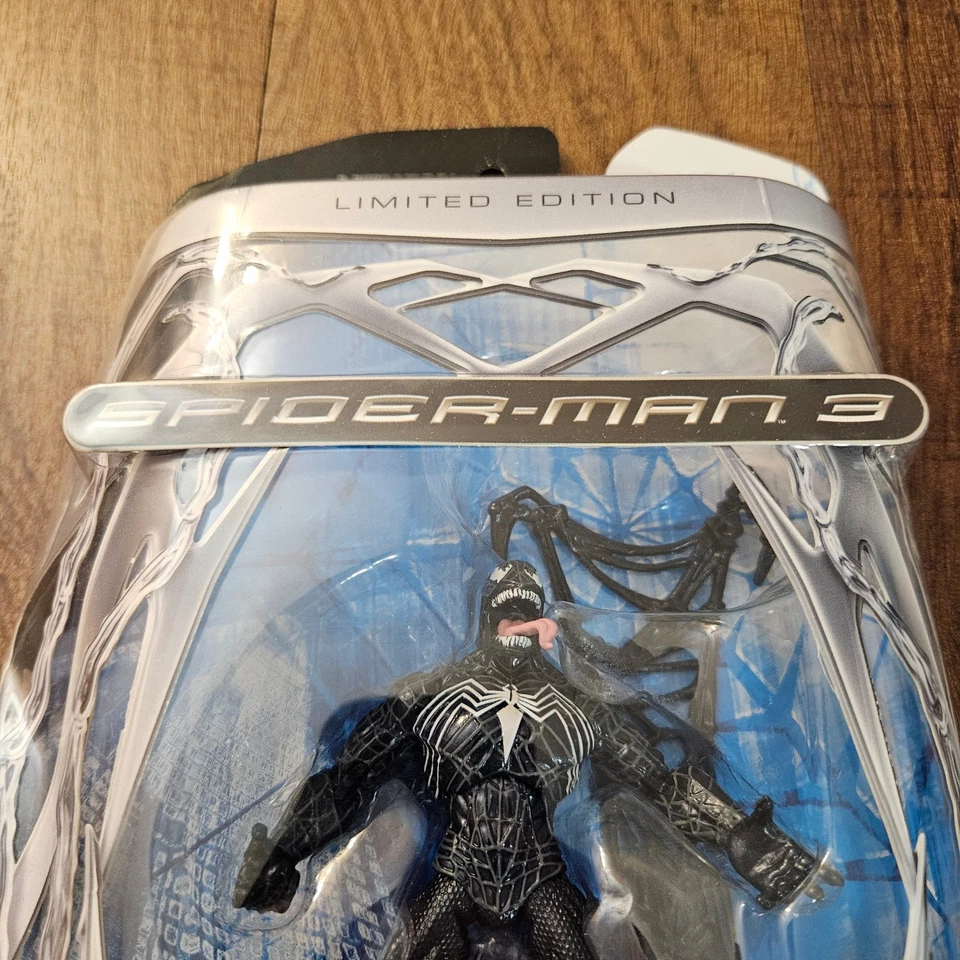 Spider-Man 3 Venom Limited Edition Action Figure 2007 Hasbro Marvel Sealed - Image 2 of 4