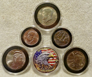 250th Anniversary Coin Eagle & Flag + 2026 Halves & Quarters + 1776-1976 Half
