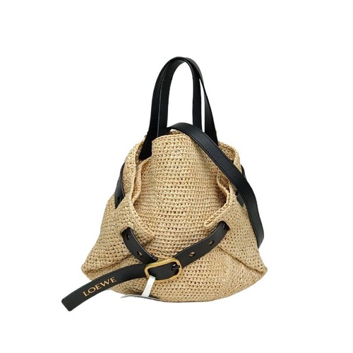 Loewe Mini Punch Hole Shopper Bag 'Natural' - Excellent #74BTEJ