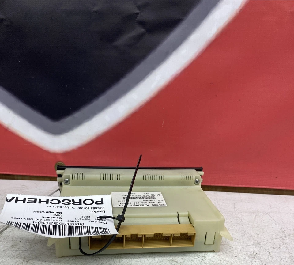 Porsche 911 996 Boxster 986 2002 control de temperatura climatizada 996653109 Foto 2 de 4