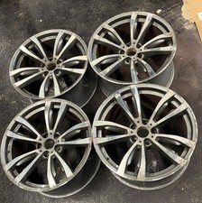 GENUINE USED 20" ALLOY WHEEL 469M FOR BMW X5 X6 SERIES F15 F16 SILVER 4X WHEELS