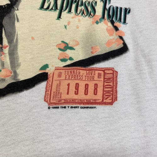 Camisa De Colección Bruce Springsteen Para Hombre Grande Tunnel of Love Express Tour 1988 Banda - Imagen 3 de 7
