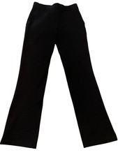 Quince Ultra Stretch Ponte Bootcut Pants Womens Small Black Flare Dress Trousers