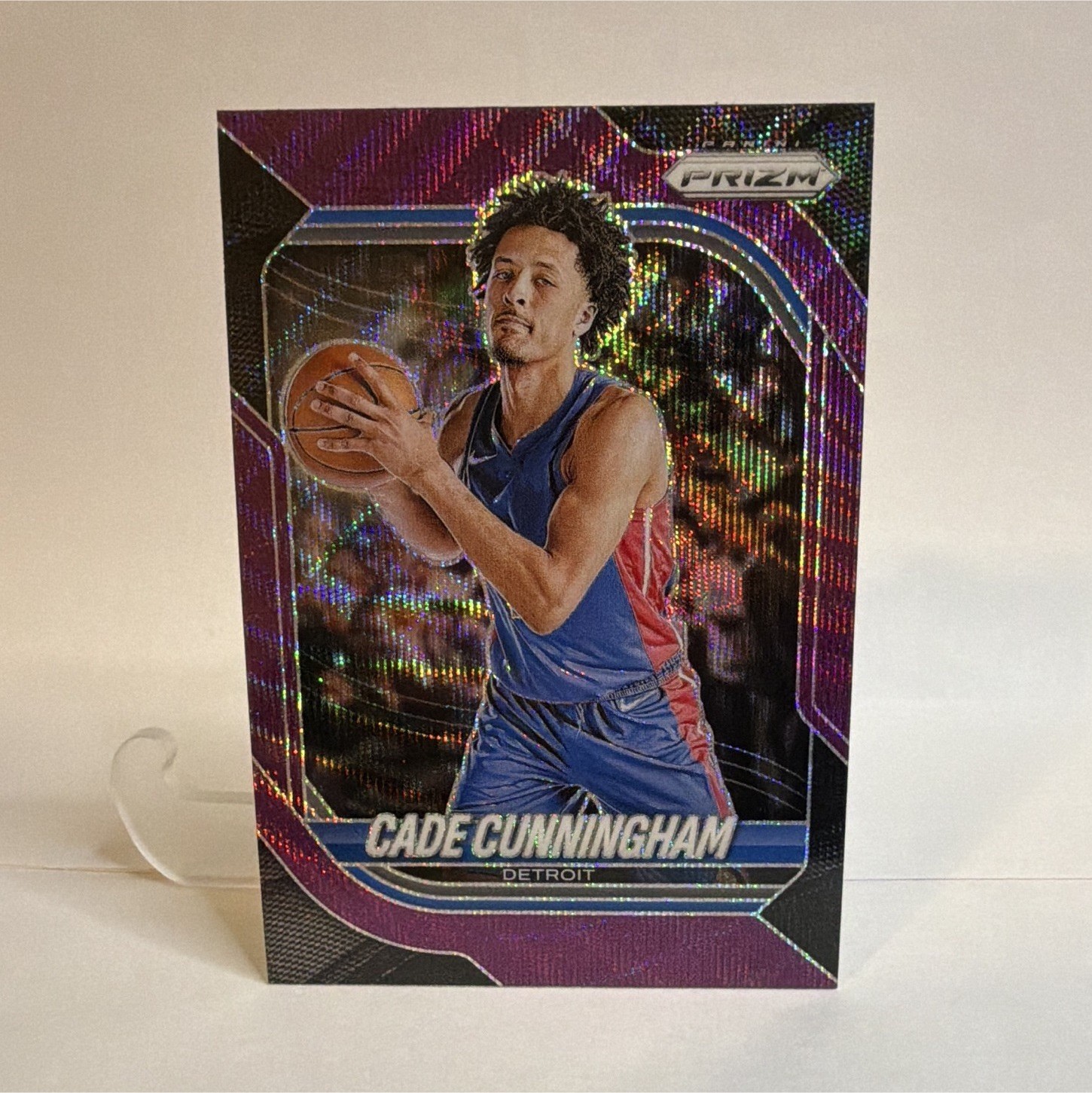 2025-26 Panini Prizm Cade Cunningham #2 Hyper Prizm Pistons