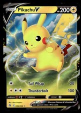 2021 Sword & Shield - Fusion Strike Pikachu V Basic/Rare Holo V #86