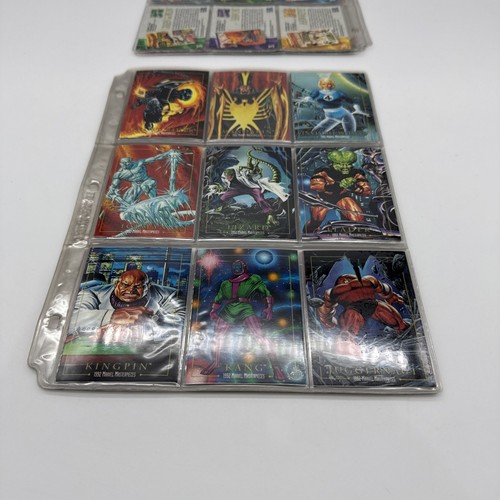 1992 Skybox Marvel Masterpieces Set 1-99 Missing 2 Cards #33 And #38 G/C - Picture 5 of 11