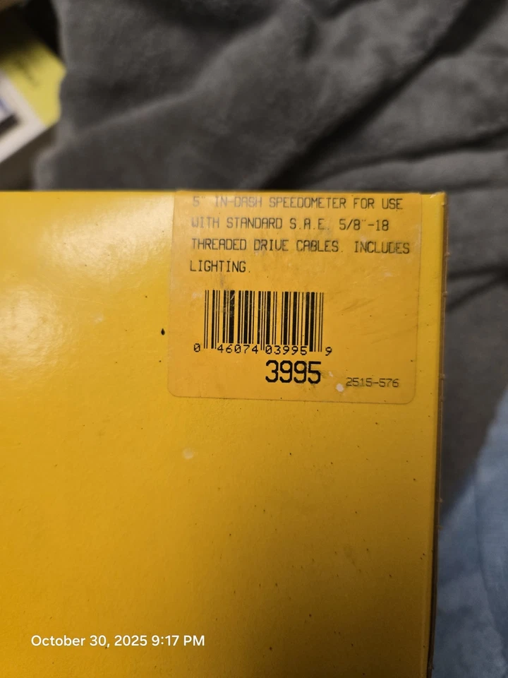 AutoMeter 3995 5" VELOCÍMETRO, 0-160 MPH, MECÁNICO, SPORT-COMP Foto 3 de 4
