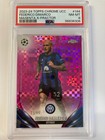 TOPPS CHROME UCC 2023-2024 FEDERICO DIMARCO INTER MILAN PARALLEL 23/99 PSA 8.