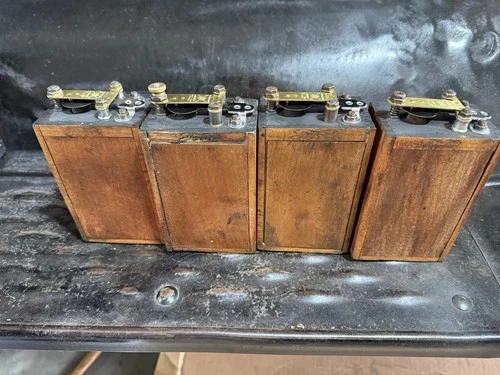 Model T Coils, Rebuilt. Set of 4 With Ford Script. Run In Car See Video. - product listing photo