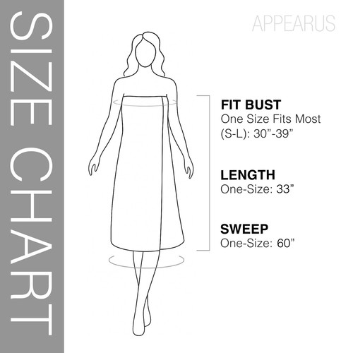 Women's Spa Wrap - Stretch Cotton Terry Shower Bath Facial Long Robe AG12 x1 - Picture 4 of 6