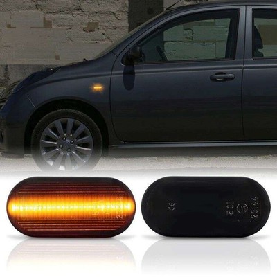 Led Seitenblinker passend für NISSAN 350 Z | Micra K12 | Note E11 | SCHWARZ