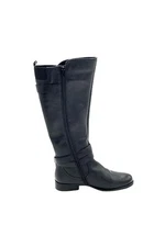Naturalizer Jordan Leather Tall Riding Boot Black Leather