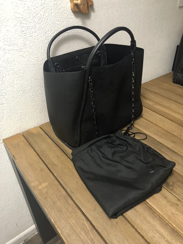 EDICIÓN LIMITADA PAQUETE RACHEL PARA BOLSO DE MANO ITZY RITZY BOSS NEGRO 4 CORREAS USADO EN EXCELENTE ESTADO Foto 4 de 4