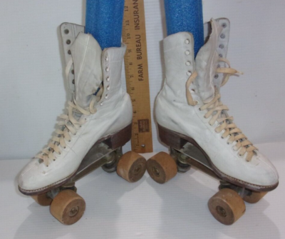 Chaussures De Sport Chicago Hyde Rollers En Cuir - Taille 9, Rétro, Bon état