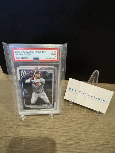 2024 Bowman Chrome Mega Box #80 Aaron Judge PSA 9 MINT NY Yankees🔥🔥