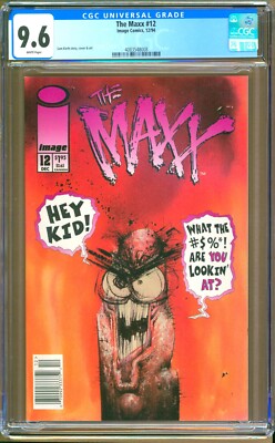 The Maxx #12 (1994) CGC 9.6  White Pages  Sam Kieth  ''NEWSSTAND''