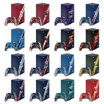 OFFIZIELLE NFL TEAM 1 VINYL HAUT ABZIEHBILD FÜR SERIES X CONSOLE & CONTROLLER