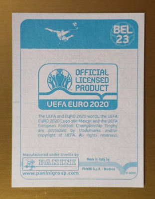 Kevin De Bruyne #BEL23 Belgium - Panini UEFA Euro 2020 Preview