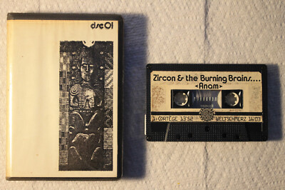 Zircon & The Burning Brains - Anam UK orig' cassette experimental Noise TESTED