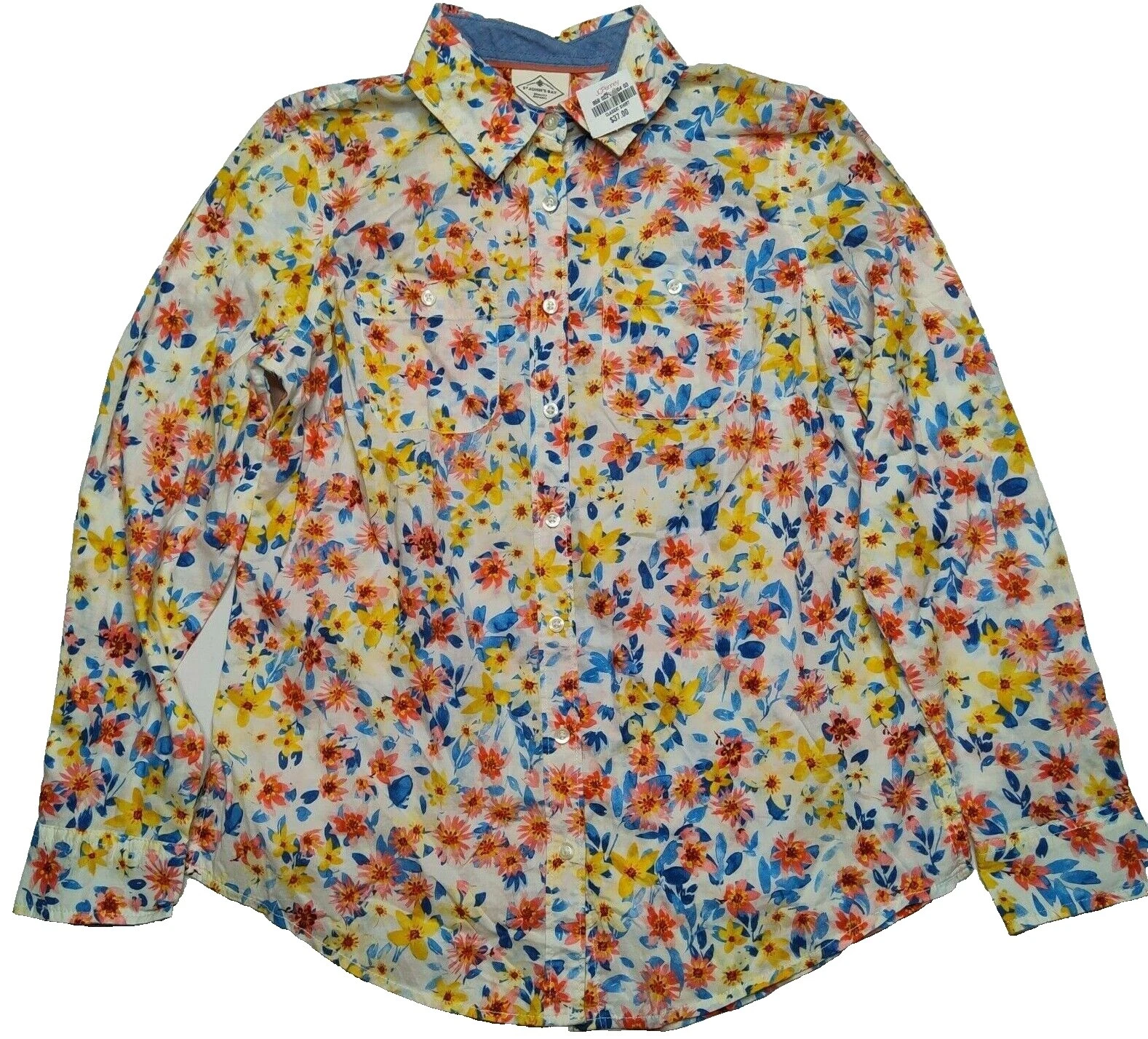 St. John's Bay Women's Petites Floral Tops for Women