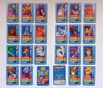 TOP TRUMPS JUNIORS - Disney Heroes & Power Rangers Ninja Storm - 2004 komplett