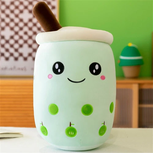 Bubble Tea Kuscheltier Plüschtier Boba Tee Kissen Plushie Plüsch Kissen Puppe DE - Bild 35 von 46