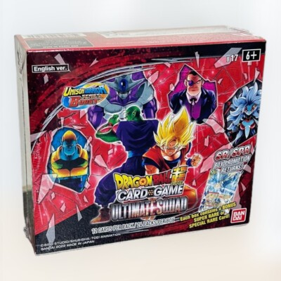 Dragon Ball Super - Ultimate Squad / Unison Warrior / B17 Booster Box EN NEU OVP