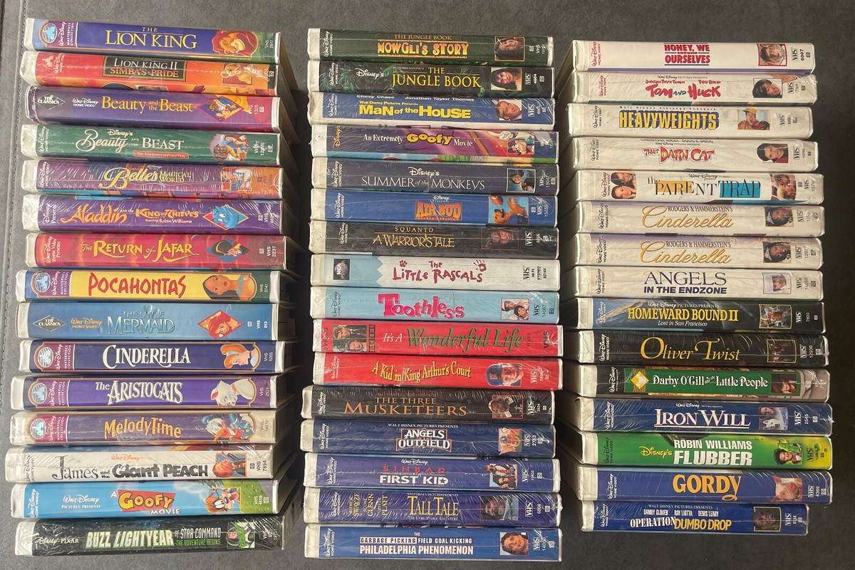 45 Classic Disney VHS video tapes - animation & movies | eBay