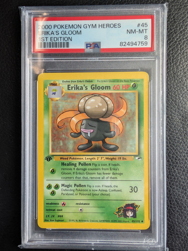 Erika's Gloom (1st Edition) graded PSA 8 for sale on eBay
