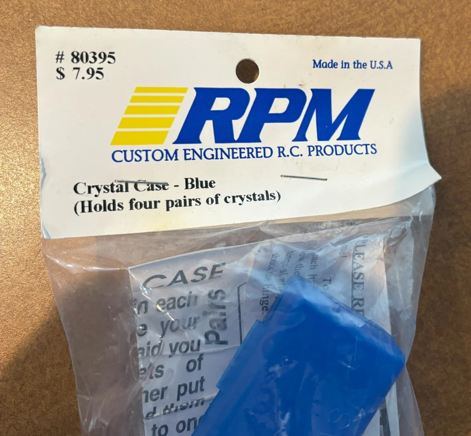 RPM 80395 Crystal Case - Blue (Holds 4 Pairs of Crystals) RC Part - Image 2 of 4