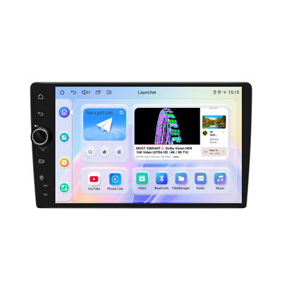 JOYING 8+128GB 9 Zoll HD 1280*800 Single Din Android Auto Autoradio GPS Navi DSP