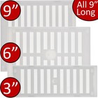 Air Ventilation Wall Cover + Flyscreen Plastic Slides Open Closed Hit Miss Vent