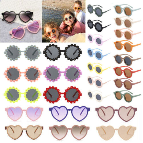 Glasses Kids Unisex Children Frame Sunglasses UV400 Toddler Boys Outdoor Baby ! - Picture 1 of 52