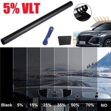 600CM 5% VLT Uncut Roll Window Tint Film 20" x 20ft Car Home Office Glass Film