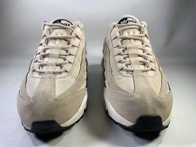 Nike Air Max 95 Premium Light Cream Black Womens Size 10 Sneakers