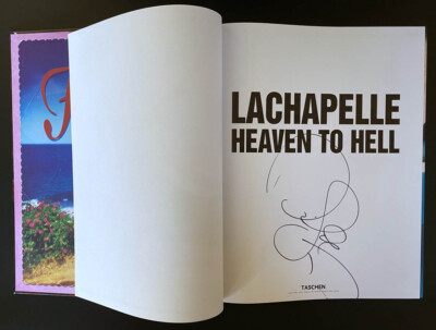 David LaChapelle SIGNED Heaven to Hell Box 1st Ed LETTER PSA/DNA