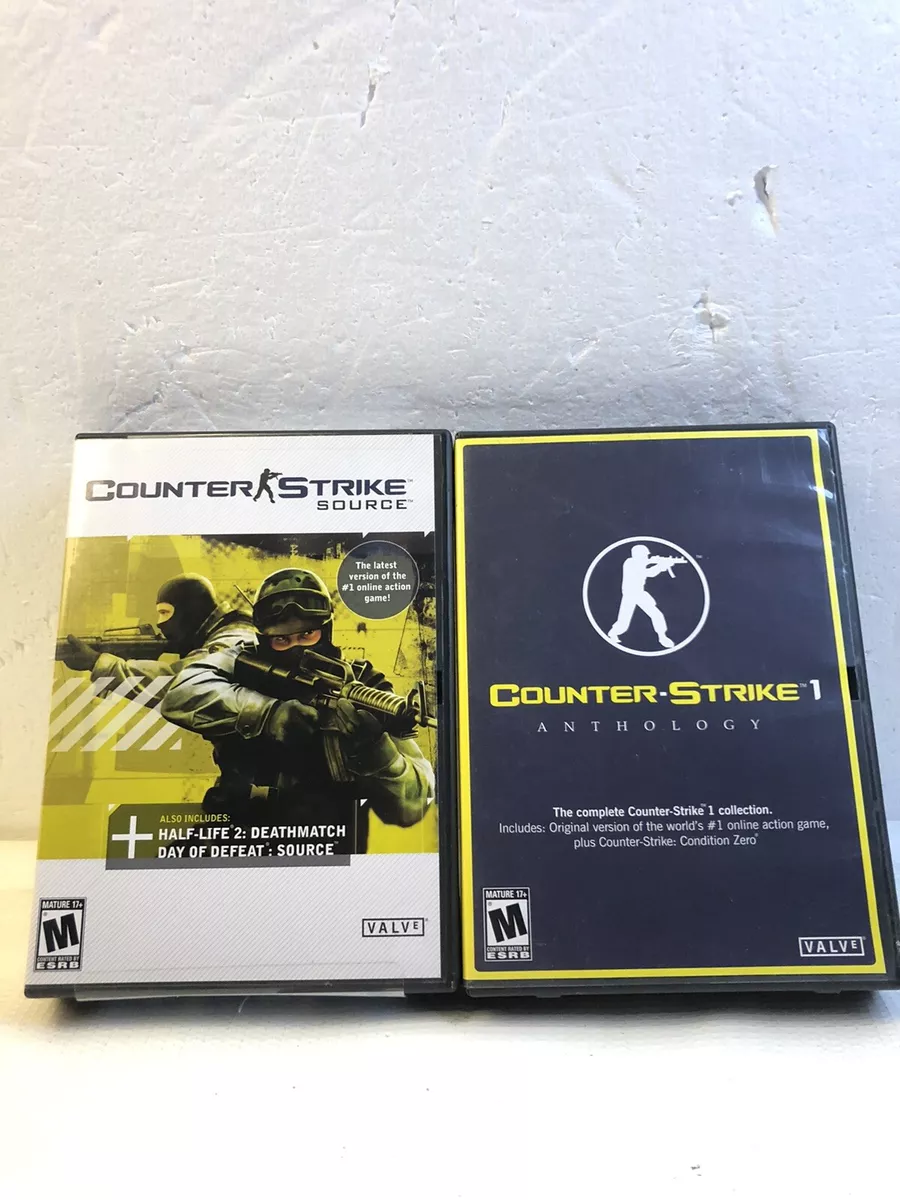 COUNTER STRIKE CONDITION ZERO + HALF LIFE 2 PC + KEY!