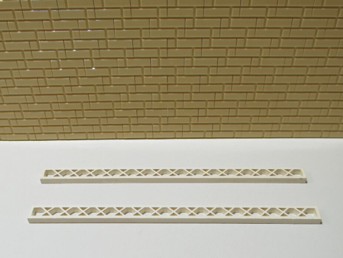 (C8 /6) Lego 2x Eisenbahn 12V Gittermast Signalmast Lichtmast weiß 6540 6541 - Bild 1 von 2