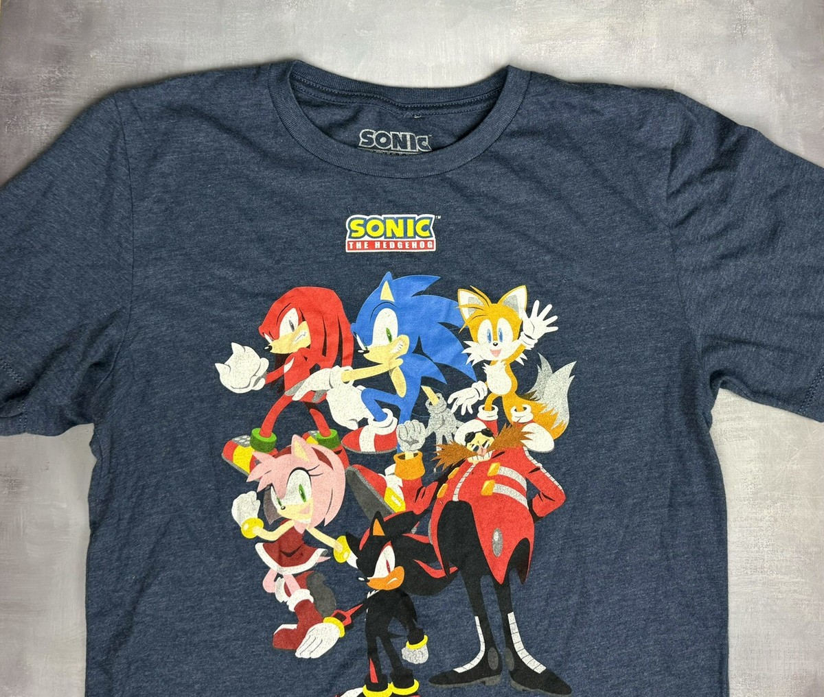 レディースファッション Sonic The Hedgehog Boys Pixel Character Grid Video Game T-Shirt (XL,14/16) Amazon.com: Bioworld Sonic The Hedgehog Characters & Kanji