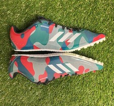 NEW Adidas Sprintstar Track Cleats Camouflage Gray Black Red Size 11.5 AF5596 1