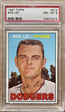 1967 Topps Bob Lee #313 PSA 8 NM-MT