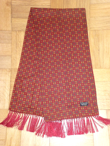 Vintage TOOTAL Polka Dot Scarf Cravat Dapper Mod Indie Goodwood Scooter Ascot - Picture 5 of 5